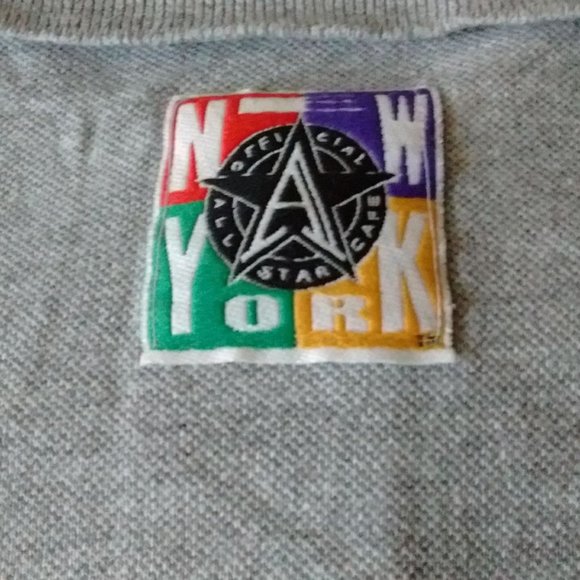 Vintage 90's Stock All Star Cafe New York Embroidered Logo Golf Style XL Polo - Picture 7 of 10